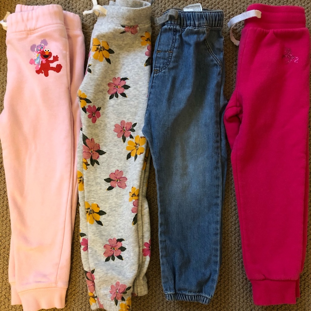 Girls Pants (4 Pairs)
